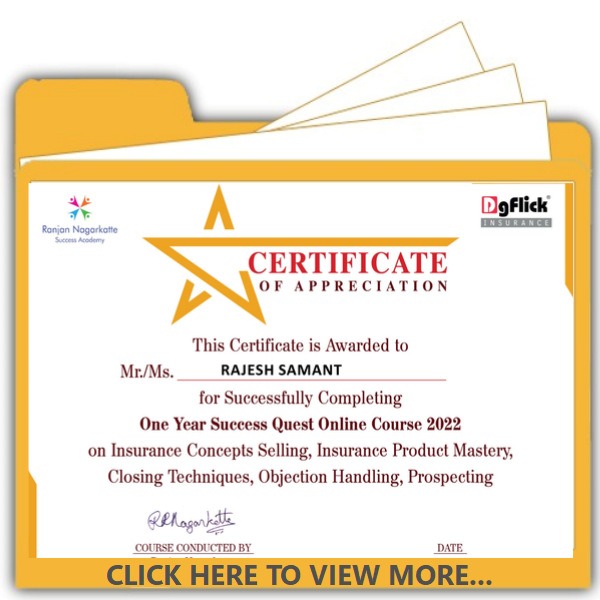 OUR CERTIFICATES